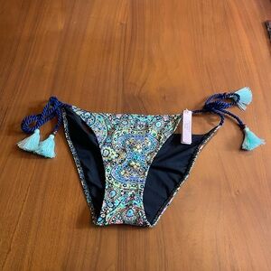 Victoria’s Secret paisley colorful bikini bottom